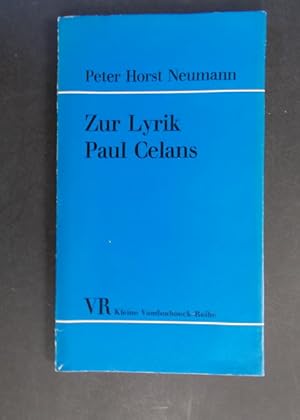 Bild des Verkufers fr Zur Lyrik Paul Celans zum Verkauf von Antiquariat Strter