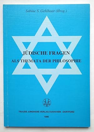 Imagen del vendedor de Jdische Fragen als Themata der Philosophie. a la venta por Versandantiquariat Wolfgang Petry