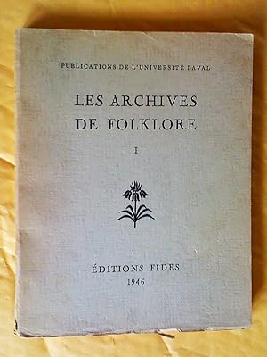 Les Archives de folklore 1