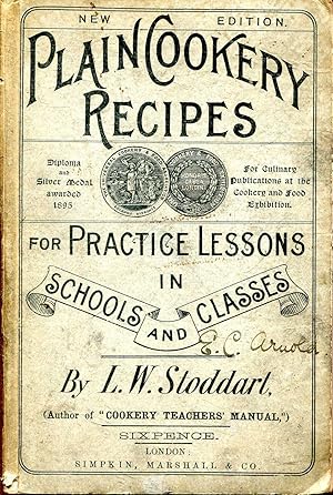 Palin Cookery Recipes specially compiled for practice lessonsin Elementary Schools and Classes fo...