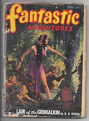Image du vendeur pour Fantastic Adventures: April, 1948 mis en vente par Dark Hollow Books, Member NHABA, IOBA