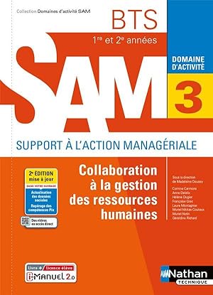 domaines d'activités GPME : domaine d'activité 3 : collaboration à la gestion des Ressources Huma...