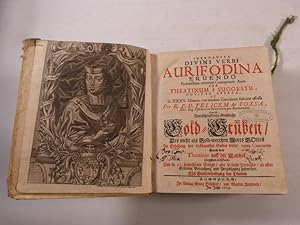 Seller image for Inexhausta divini verbi aurifodina eruendo Probatissimo rariorum Conceptuum Auro per Theatinum  Suggestu, noviter aperta, ac In XXXV. Meatus, ceu totidem Conciones feliciter effossa ., das ist: Unerschpffliche geistliche Gold-Gruben des mehr als Gold-werthen Worts Gottes. for sale by Antiquariat Bookfarm