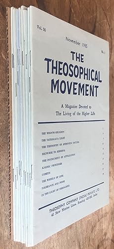 The Theosophical Movement. A Magazine Devoted to the Living of the Higher Life. Vol 56; Nos. 1-12...