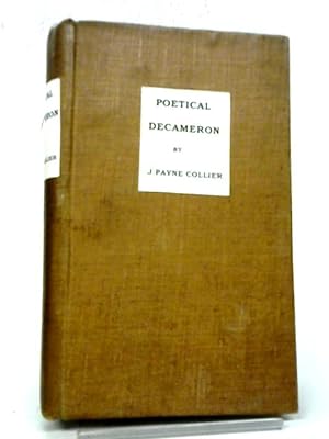 Imagen del vendedor de The Poetical Decameron Vol I a la venta por World of Rare Books