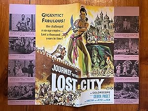 Image du vendeur pour Journey to the Lost City Pressbook 1960 Debra Paget, Paul Hubschmid mis en vente par AcornBooksNH