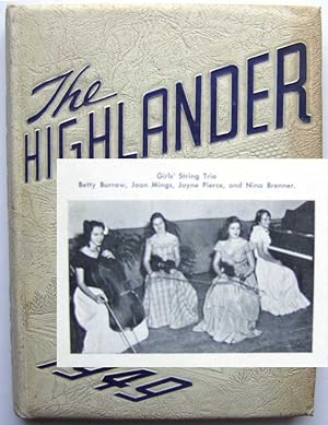Jayne Mansfield Junior Yearbook (The Highlander: 1949 Highland Park High School, Dallas, Texas)