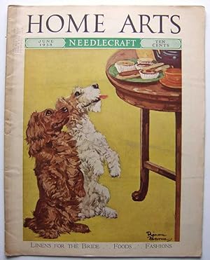 Home Arts - Needlecraft (June, 1938, Volume XXIX, No. 10) [Dog, terrier cover]