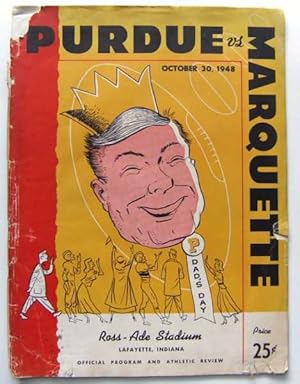 Purdue vs. Marquette (Football Program, October 30th, 1948)