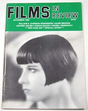 Seller image for Films in Review (November, 1985) for sale by Hang Fire Books