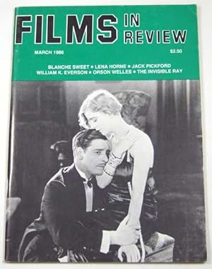 Imagen del vendedor de Films in Review (March, 1986) a la venta por Hang Fire Books