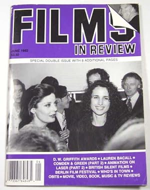 Immagine del venditore per Films in Review (June, 1992) venduto da Hang Fire Books