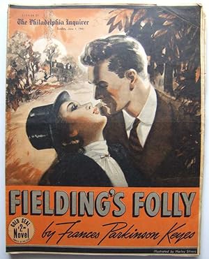 Bild des Verkufers fr Fielding's Folly (Gold Seal Novel, presented by the Philadelphia Inquirer, Sunday, June 1, 1941) zum Verkauf von Hang Fire Books