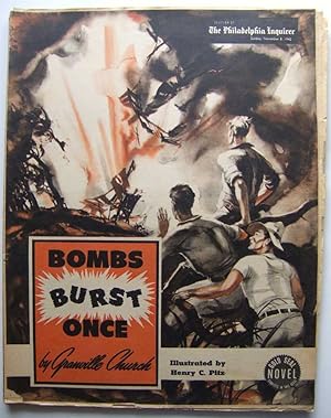 Bild des Verkufers fr Bombs Burst Once (Gold Seal Novel, presented by the Philadelphia Inquirer, Sunday, November 8, 1942) zum Verkauf von Hang Fire Books