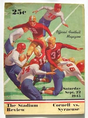 The Stadium Review: Cornell vs. Syracuse (Football Program, September 22nd, 1945)