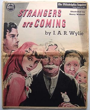 Bild des Verkufers fr Strangers Are Coming (Gold Seal Novel, presented by the Philadelphia Inquirer, Sunday, March 14th, 1943) zum Verkauf von Hang Fire Books