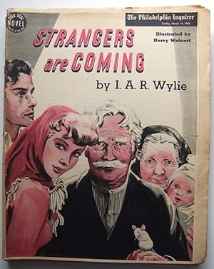 Bild des Verkufers fr Strangers Are Coming (Gold Seal Novel, presented by the Philadelphia Inquirer, Sunday, March 14, 1943) zum Verkauf von Hang Fire Books