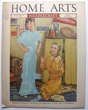 Seller image for Home Arts - Needlecraft (October, 1936, Volume XXVIII, No. 2) [Drag, Cross-dressing cover] for sale by Hang Fire Books