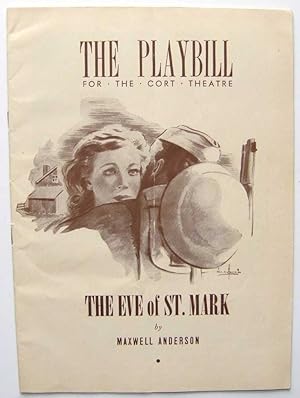 The Eve of St. Mark: Playbill for the Cort Theatre, 1943