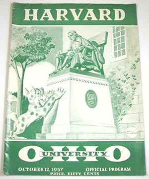 Bild des Verkufers fr Harvard-Ohio Game, Official Program (October 12, 1957) (Football) zum Verkauf von Hang Fire Books