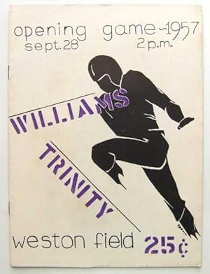 Trinity College vs. Williams (Football Program, September 28th, 1957)