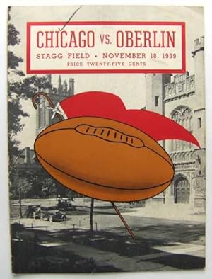 Chicago vs. Oberlin (Football Program, November 18th, 1939)