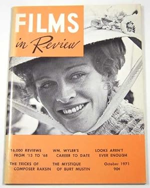 Bild des Verkufers fr Films in Review (October, 1971) zum Verkauf von Hang Fire Books