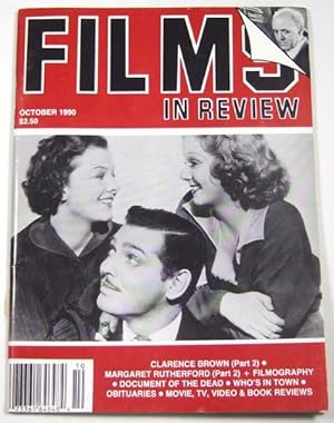 Immagine del venditore per Films in Review (October, 1990) venduto da Hang Fire Books