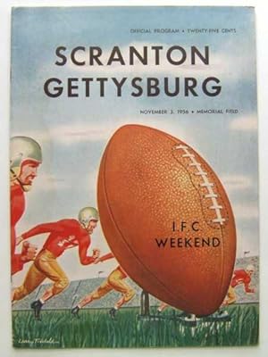 Image du vendeur pour The Gettysburg Grid Bullet-In: Scranton vs. Gettysburg (Football Program, November 3rd, 1956) mis en vente par Hang Fire Books