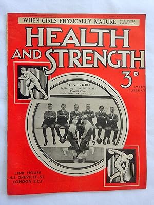 Seller image for Health and Strength. 1932, May 14. including When Girls Physically Mature. for sale by Tony Hutchinson