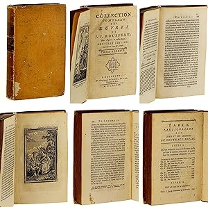 Collection complète des oeuvres de J. J. Rousseau. Nouvelle édition, soigneusement revue et corri...