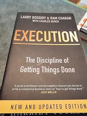 Seller image for Execution: The Discipline of Getting Things Done for sale by SGOIS