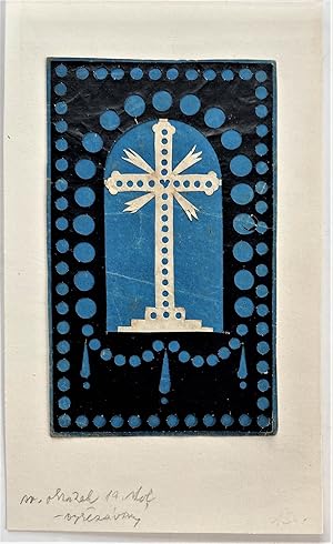 Czech Paper Punch Craft of a Christian Cross