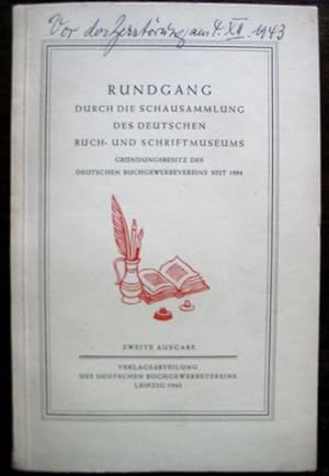 Rundgang durch die Schausammlung des Deutschen Buch- und Schriftmuseums. Gründungsbesitz des Deut...