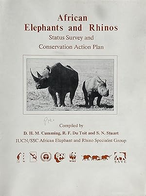 Bild des Verkufers fr African elephants and rhinos: status survey and conservation action plan zum Verkauf von Acanthophyllum Books