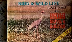 Image du vendeur pour Bird/wild life sanctuaries of India, Nepal and Bhutan: check list mis en vente par Acanthophyllum Books