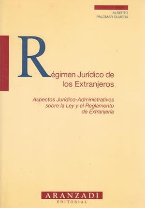 Image du vendeur pour RGIMEN JURDICO DE LOS EXTRANJEROS mis en vente par Librera Vobiscum