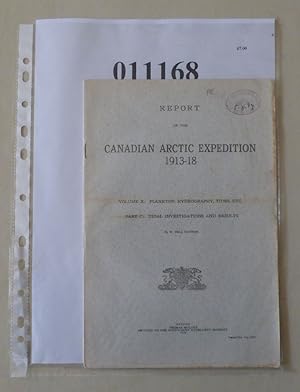REPORT OF THE CANADIAN ARCTIC EXPEDITION 1913-18, Volume X: PLANKTON, HYDROGRAPHY, TIDES, ETC. PA...