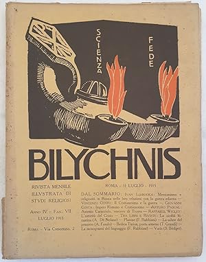 BILYCHNIS ROMA 31 LUGLIO 1915,