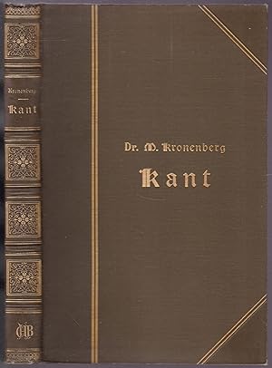 Seller image for Kant. Sein Leben und seine Lehre for sale by Graphem. Kunst- und Buchantiquariat