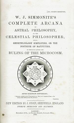 Immagine del venditore per Complete Arcana of astral philosophy or the celestial philosopher venduto da Antiquariat ABATON oHG