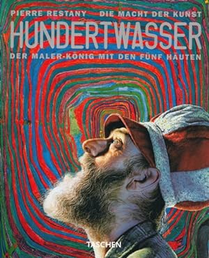 Imagen del vendedor de Hundertwasser. Der Maler-Knig mit den fnf Huten. Die Macht der Kunst. Deutsche bersetzung: Philip Mattson. a la venta por ANTIQUARIAT ERDLEN
