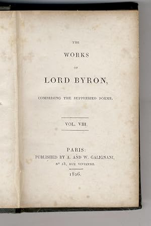 Cain. Werner. [In:] The Works of Lord Byron, comprising the suppressed poems. Vol. VIII.