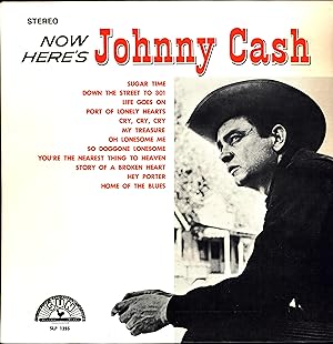 Now Here's Johnny Cash, AND A SECOND SUN RECORDS COMPILATION LP, All Aboard the Blue Train (TWO V...