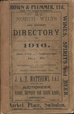 North Wilts And District Directory For 1916 .