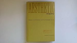 Seller image for Aesthetic Inquiry: Essays on Art Criticism and the Philosophy of Art for sale by Goldstone Rare Books