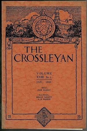 Image du vendeur pour The Crossleyan Volume XXIII No.1 Jan 1942 mis en vente par Lazy Letters Books