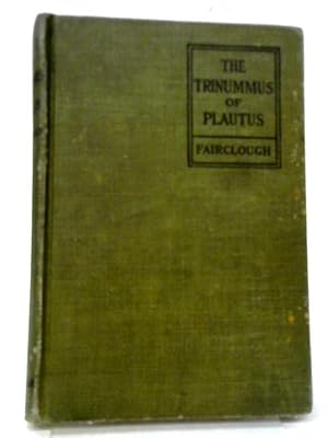 Immagine del venditore per The Trinummus of Plautus venduto da World of Rare Books