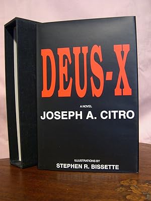 Immagine del venditore per DEUS-X; A NOVEL OF SPIRITUAL TERROR venduto da Robert Gavora, Fine & Rare Books, ABAA