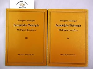 European Madrigals for Mixed Voices / Europäische Madrigale für gemischte Stimmen / Madrigals Eur...